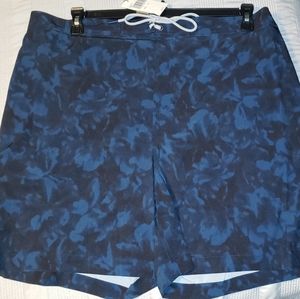 Michael Kors Midnight Printed Swim Trunks